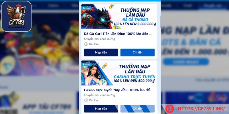 Thưởng nạp lần đầu